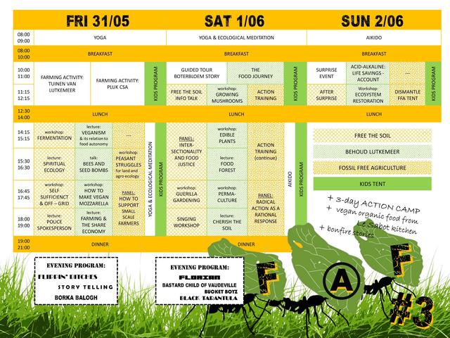 Program for the Food Autonomy Festival #3 