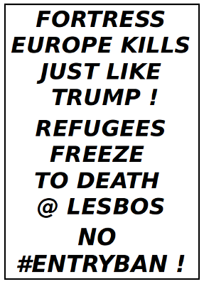 FORTRESS EUROPE KILLS - JUST LIKE TRUMP