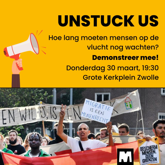 Unstuck US! 30 maart, 19:30, Grote Kerkplein, Zwolle