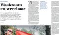 Het artikel in de Leeuwarder Courant over AFA Fryslân