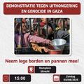 Demonstratie tegen uithongering & genocide Gaza - Neem lege borden & pannen mee!