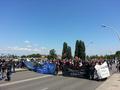 On the bridge to Strasbourg